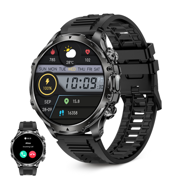 KSIX Pametni sat Venture 1.85" TFT XXL zaslon, 10 dana aut., Sport & Health, IP